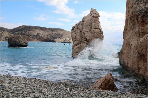 Petra tou Romiou non loin de Paphos en Chypre